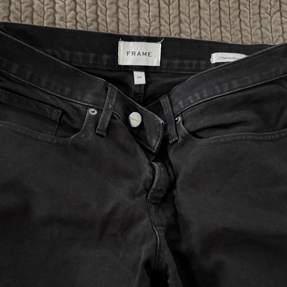 Frame Black Denim Jeans 29*32L - Picture 3 of 3